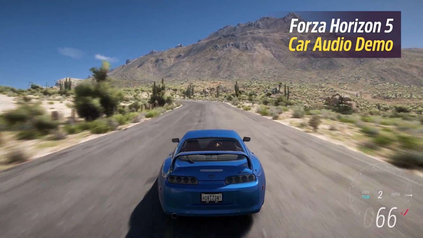 《极限竞速：地平线5》全新演示 展示游戏内汽车音效