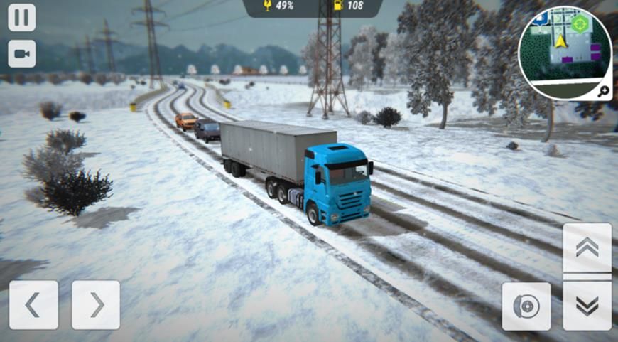 冬季卡车模拟运输