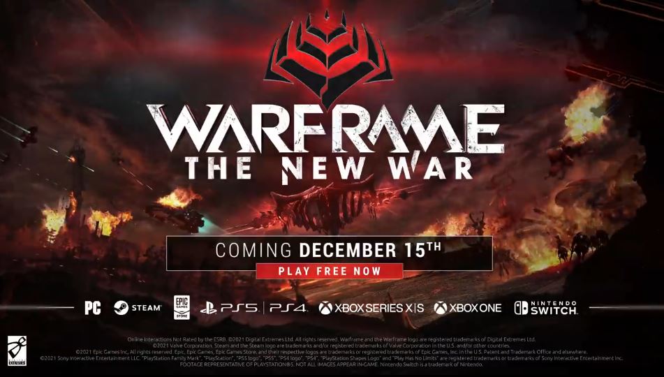 《星际战甲》“新世之战”更新新预告 12月15日上线