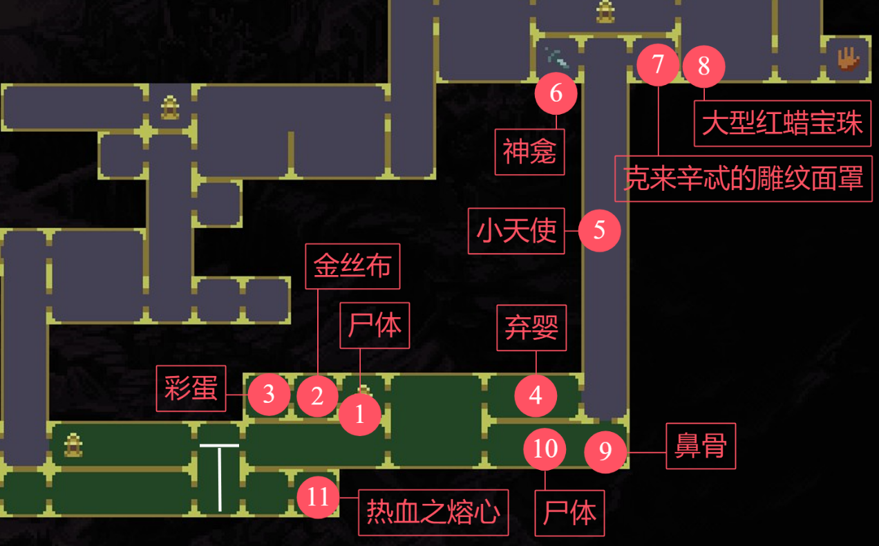 神之亵渎沉睡画布区域全收集攻略