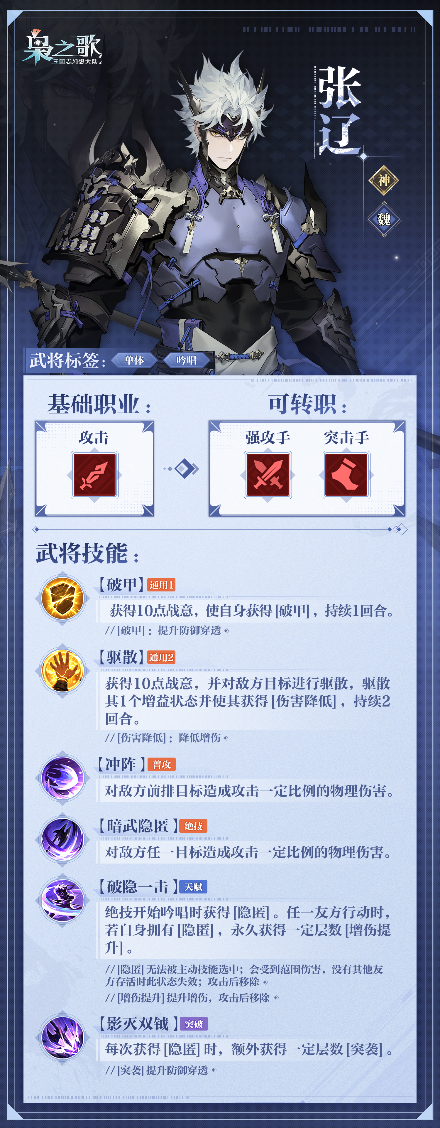 三国志幻想大陆2张辽什么阵容厉害