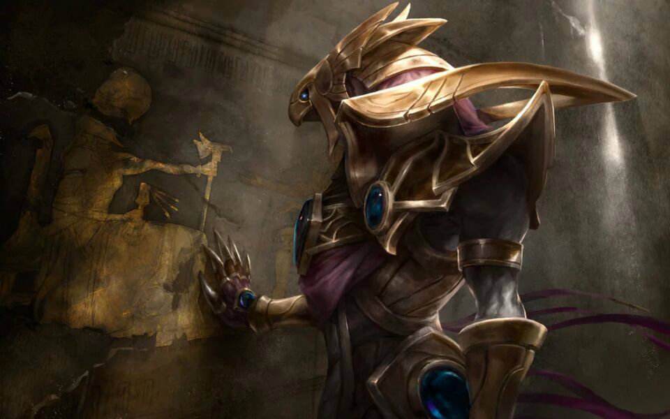 英雄联盟lol沙漠皇帝阿兹尔技能天赋符文加点攻略三