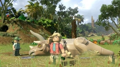 《乐高侏罗纪世界》最新截图 巨型恐龙变“萌龙”jpg